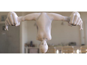 epic split sculptures female girl sexy woman 3d print model - Mito3D