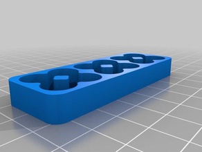 my customized battery tray gr&uumln aaa organization 3d print model - Mito3D