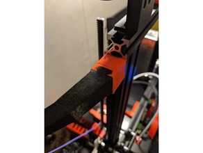 2020 filament guide screw attachment 3d printer accessories 3d print model - Mito3D