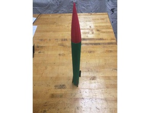 rocket fin engineering 3d print model - Mito3D