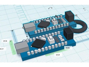 arduino nano r3 Schlüsselanhänger 3d drucken arduino-Schlüsselanhänger 3d print model - Mito3D
