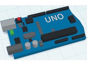 arduino uno r3 3d baskı dekor dekorasyon 3d print model - Mito3D