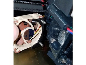prusa mk3 fan spacer r3 extruder cover 3d printer parts cooling original i3 3d print model - Mito3D