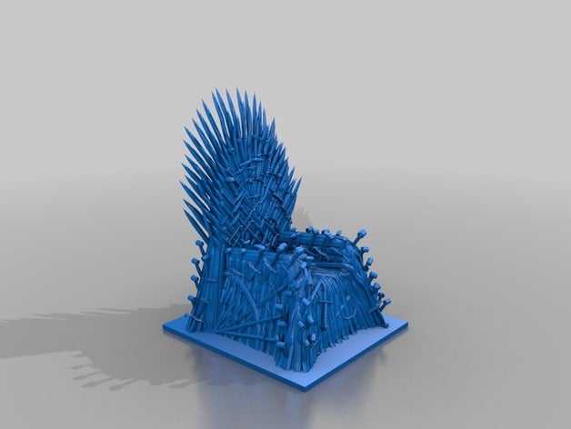 iron throne 11 scale 3d printing 3D print model - Mito3D