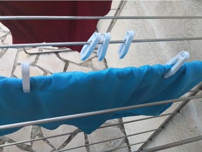 pince &asepulcro linge palillo de tender ropa petg al aire libre jardín 3d print model - Mito3D