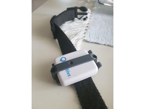 tractive gps clip retainer pets collar mount locator 3d print model - Mito3D