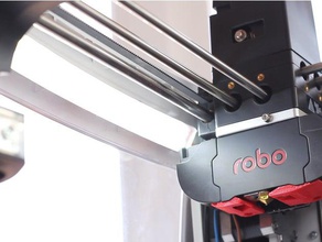robo led strip mount 3d printer accessories holder robo3d 3d print model - Mito3D