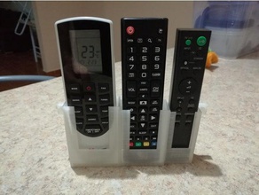 wallmount tv a-c soundbar controls organization 600tvl holder 3d print model - Mito3D