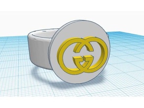 gucci anello anelli 3d print model - Mito3D