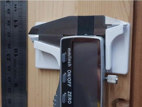 holder digital caliper hobby wallmount 3d print model - Mito3D