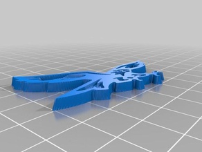 npc flying nighthawk 3d printing pendant 3d print model - Mito3D