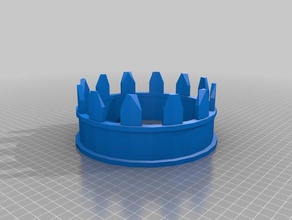 la corona moda 3d print model - Mito3D