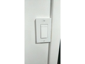 deep light switch cover smart 2 sizes replacement parts lightswitch lightswitchcover 3d print model - Mito3D
