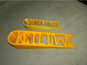 keil-uwe f&uumlr kai-uwe porta da cunha batente de t&uumlrkeil família 3d print model - Mito3D