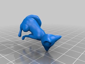la fox 3d l'impression 3d print model - Mito3D