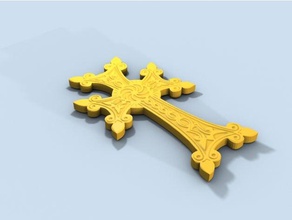 armeno croce il costume chiesa religiosa 3d print model - Mito3D