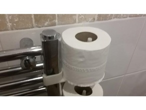 serviette tp titulaire la salle de bains porte papier toilette 3d print model - Mito3D