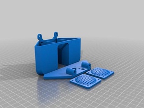 ventilador doble para e3d de la impresora accesorios 3d print model - Mito3D