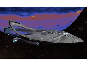 uss orville vehicles spaceship starship 3d print model - Mito3D