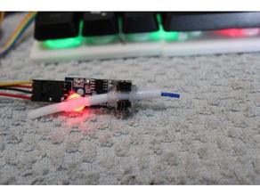 trava de filamentos sensor espaçador 3d a impressora os acessórios encoder óptico 3d print model - Mito3D