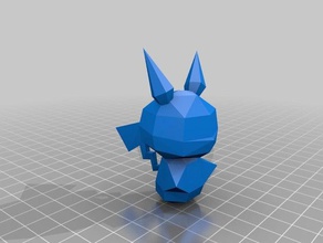 mi pokemon ranch pikachu criaturas pokemons 3d print model - Mito3D