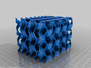gyroid kalem tutucu ofis masa organizasyon 3d print model - Mito3D