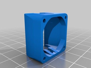 suporte ventilateur 25mm aio evo 3d impressão cr-10 creality duto do ventilador montagem de hotends hotendsfr 3d print model - Mito3D