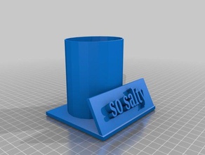 so salty pencil holder 3d printing 3d print model - Mito3D