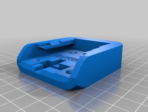 dewalt 12v battery holder tool holders boxes 3d print model - Mito3D