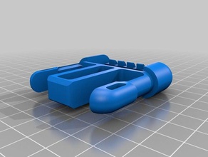 el clima de tecnología en la azotea bolsa hebilla macho partes 3d print model - Mito3D