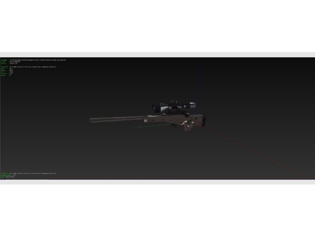 fortnites sniper 3d de l'impression fortnite bataille royale modèles arme 3D print model - Mito3D