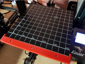 ender 3 removível de metal flexível bedplate lidar 3d a impressora acessórios 3d print model - Mito3D