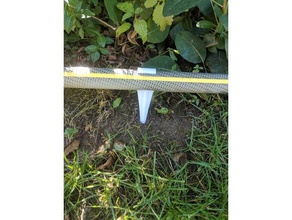 garden hose anchor outdoor gardening clamp 3d print model - Mito3D