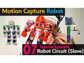 robot humanoide choom ep07 de pie la robótica arduino 3d print model - Mito3D