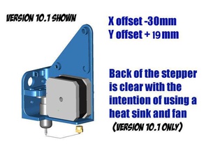 e3d titan aero bltouch 3dtouch cabo de gestão remix a impressora partes cr10 ender 3d print model - Mito3D