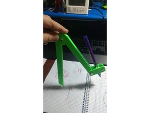 bússola de caneta com diâmetro 10-600 mm mão as ferramentas desenho 3d print model - Mito3D