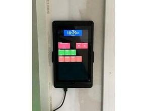 kindle 7 wall mount electronics 7gen fire tablet 3d print model - Mito3D