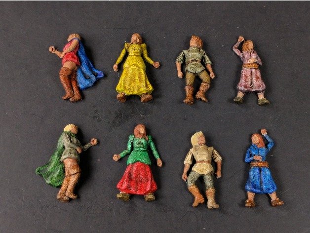 28mm dead female villagers toy game accessories 40k boardgame dnd dungeons dragons fantasy frostgrave gaming miniature openforge pathfinder roleplaying rpg scatter terrain wargaming warhammer 3D print model - Mito3D