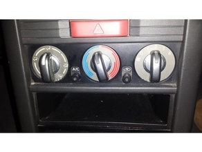 nissan trilha t30 aquecedor de controle botão inserir automotivo 3d print model - Mito3D