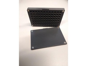 zwei-Stück 24 96-well-Platte Magnete Untersuchung von dünnen Folien, Papier zweiteilige oder zum untersuchen folien papier Biologie 24-well-Platte 3d print model - Mito3D