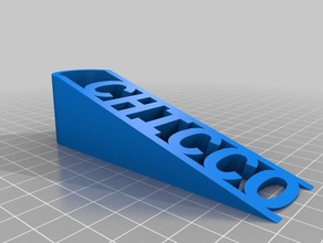 chicco door stop office customized 3d print model - Mito3D