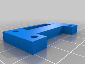 flsun cube acrylic part fan holder 3d printer parts 3d print model - Mito3D