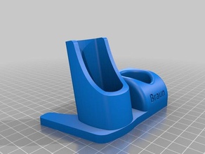 philips oneblade elektrikli diş fırçası tutucu banyo braun oral-b 3d print model - Mito3D