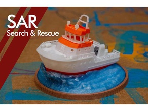 sar search rescue toys games bath bathtub bathtubboat benchy boats children dinghy float floats fun inflatable kids ship water 3d print model - Mito3D