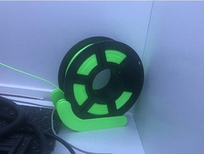 spool holder rolling universal v1 3d printer accessories filament 3d print model - Mito3D