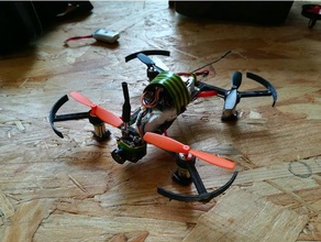 Licht gebürstetem micro quadcopter fpv frame diy 3d print model - Mito3D