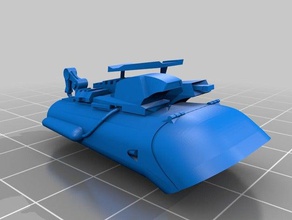 speedo ghost ace trucking co 2000ad scaled firefly boardgame vehicles 3d print model - Mito3D