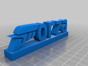 forza sign other horizon motorsport 3d print model - Mito3D