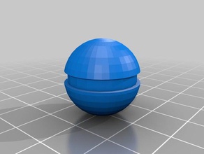 pokeball 3d l'impression 3d print model - Mito3D