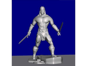conan el barbaro arte 3d print model - Mito3D
